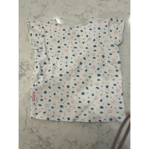 Vintage VTG Osh Kosh Vintage VTG floral wafle knit short sleeve 2T t-shirt - Picture 3 of 4